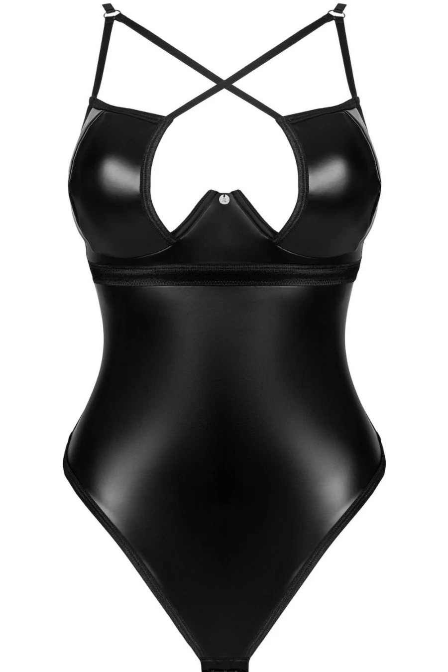 Obsessive Black Wired Thong Bodysuit - Norides Lingerie for Women