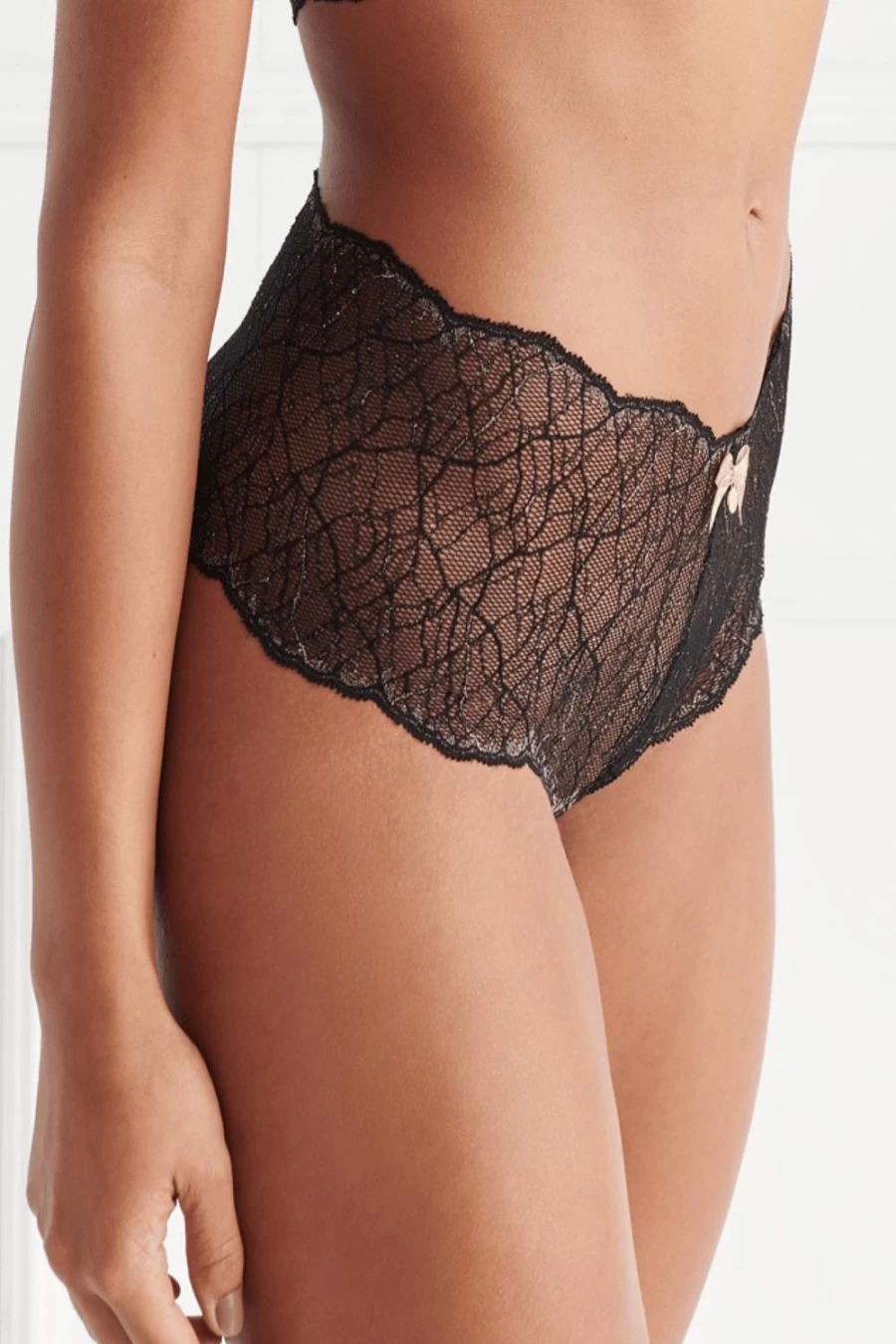 Bracli Sydney Pearl Black Panty - Elegant Lingerie for Women