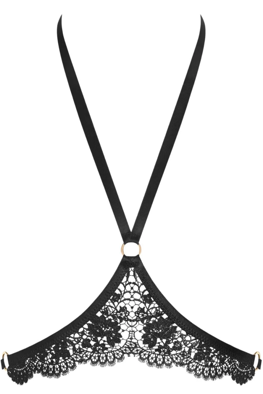 Maison Close Black Les Romantiques Le Ravissant Harness - Elegant BDSM Restraint