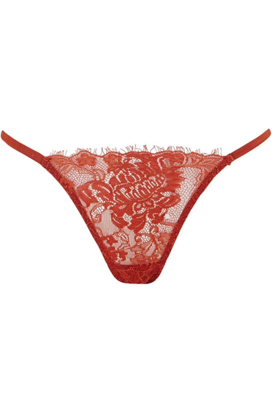 Coco de Mer Muse Valerie Brazilian Knicker in Amber - Luxury Lingerie