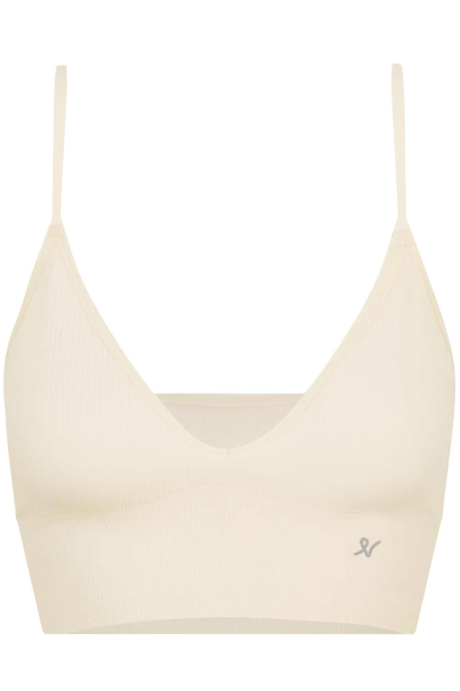 Nudea White Sand Tencel Seamless Bralette - Eco-Friendly Wireless Comfort Bra