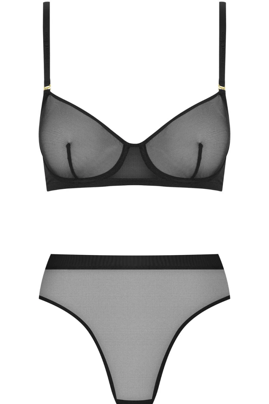 Maison Close Underwired Bra & High Waist Thong Set - Lingerie Corset & Panty
