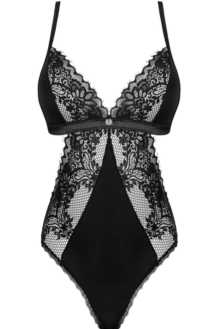 Obsessive Black Maderris Bodysuit for Women - Stylish & Comfortable Bodysuit