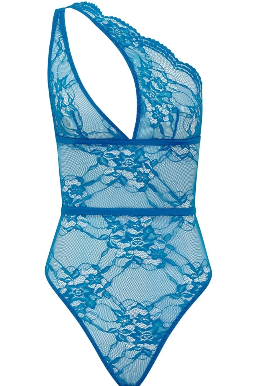 Coco de Mer Blue Elise Thong Bodysuit - Muse Collection