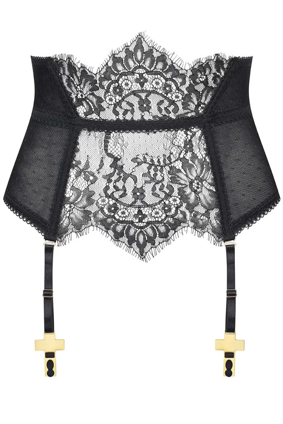 "Maison Close Black Divine Waist Cincher Corset for Slimming & Shapewear"