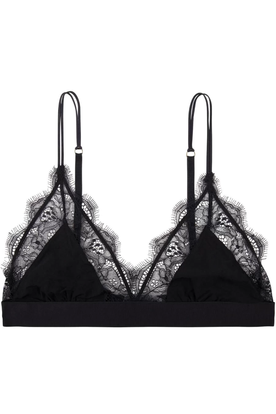 "Love Stories Black Lace Unpadded Bralette - Comfortable & Stylish Women's Underwear"