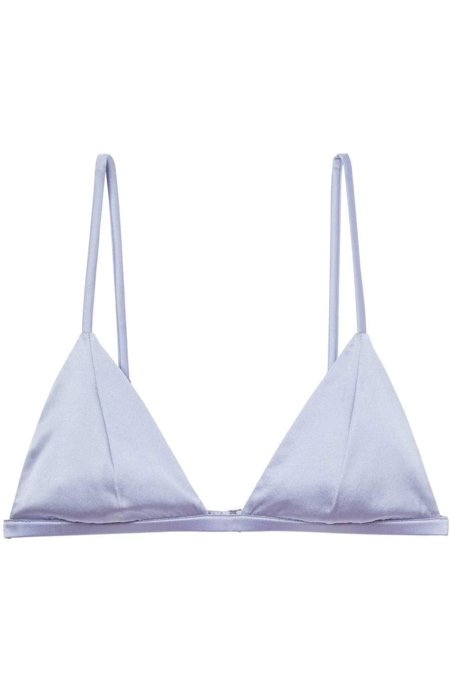 Fleur Du Mal Pastel Sky Luxe Triangle Bra - Women's Lace Bralette