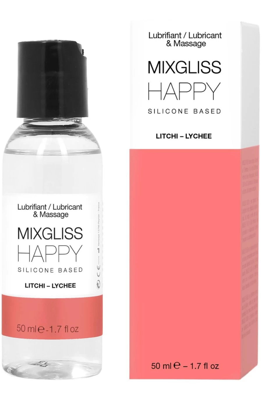 MIXGLISS Litchi Silicone Lubricant & Massage Oil – 50ml Long-Lasting Personal Moisturizer for Smooth Skin & Intimate Comfort