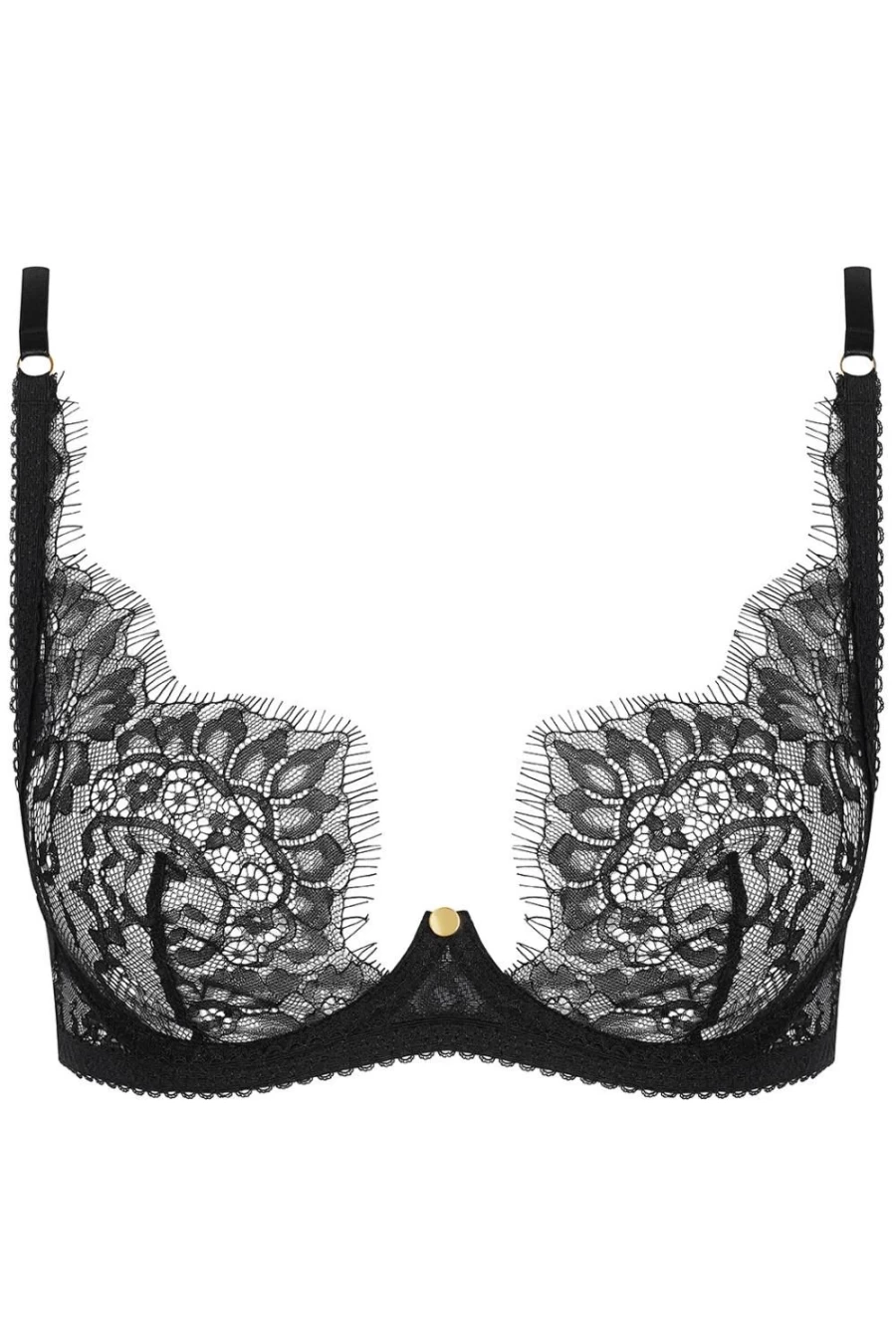 Maison Close Black Divine Wire Bra - Elegant Lingerie for Women
