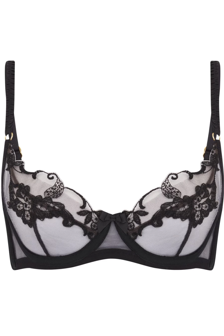 Agent Provocateur Mirabelle Underwired Bra in Black - Lace Lingerie for Women