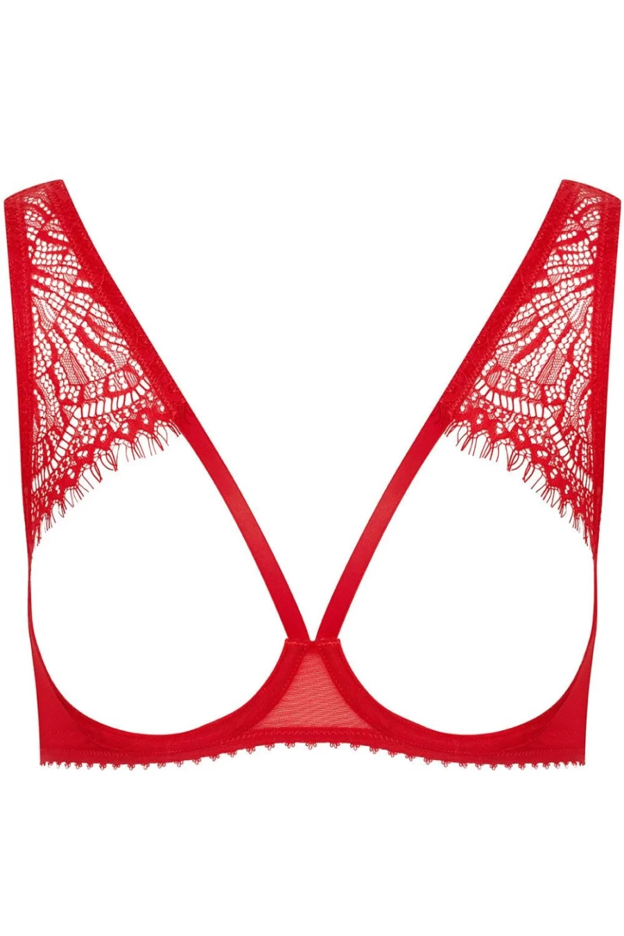 Maison Close Accroche Coeur Open Wireless Bra in Red - Sexy Lingerie for Women