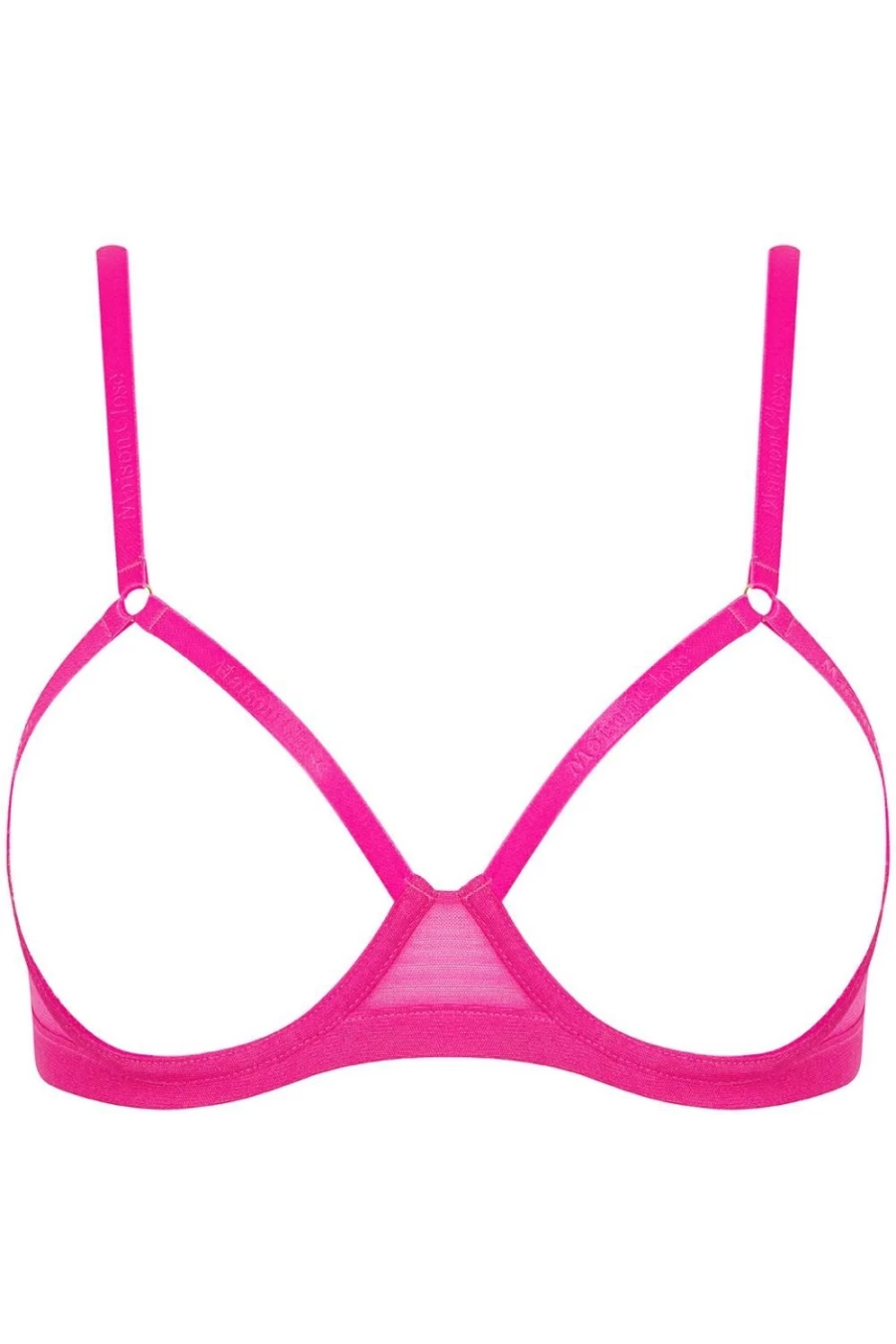 Maison Close Neon Pink Open Underwired Bra - Corps A Corset Lingerie