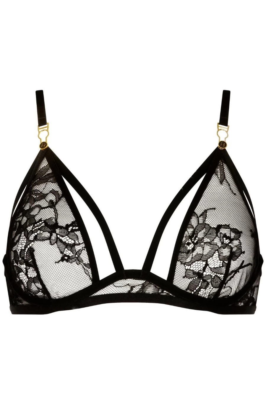 Atelier Amour Divine Promesse Black Wire Bra - Elegant Lingerie for Women