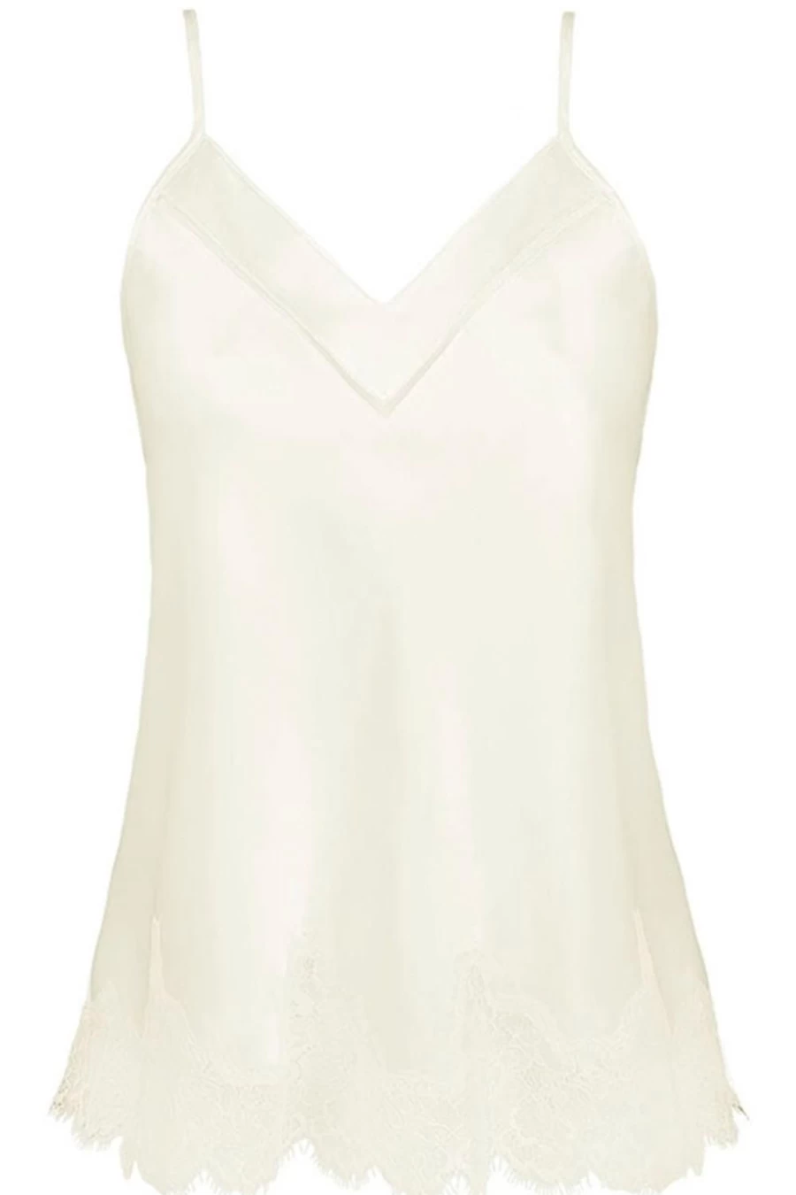 Simone Pérèle Nocturne Silk Camisole in Natural - Luxurious Women's Sleepwear