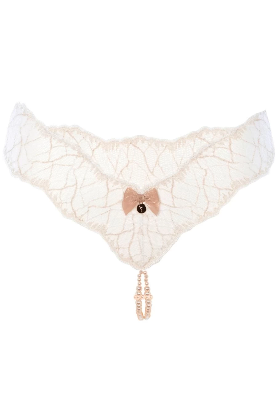 Bracli Ivory Double Pearl Thong Sandals - Sydney Beach Style
