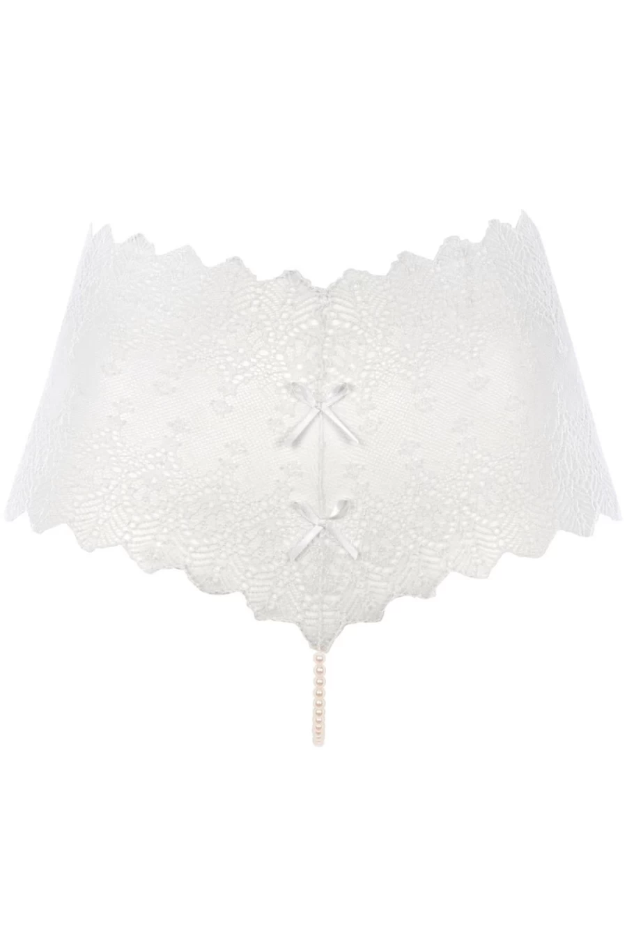 Bracli Geneva Pearl Panty in Ivory - Elegant Lace Underwear for Women