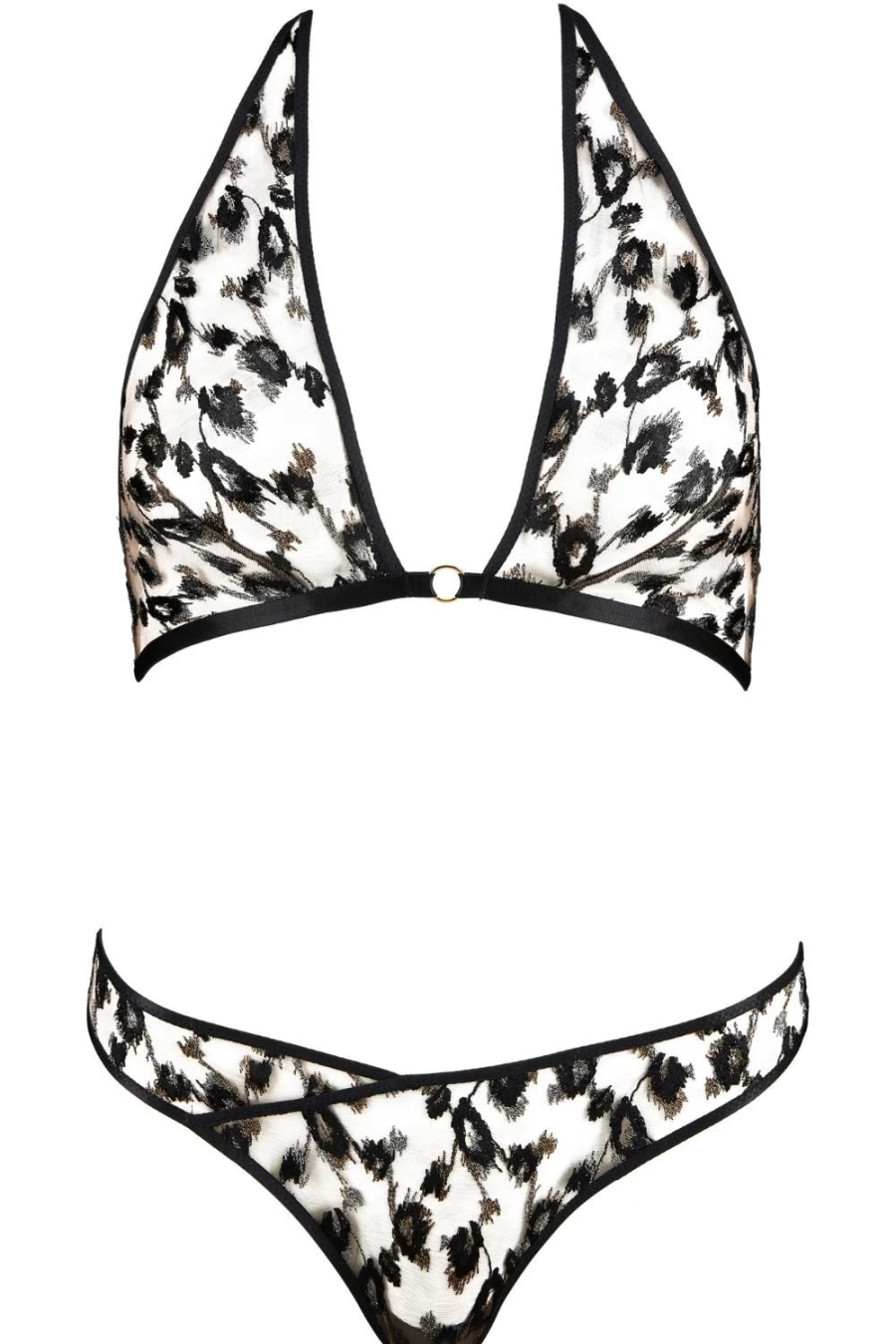 "Aubade Metallic Fusion Absolutely Wild Bralet & Thong Set - Lingerie"