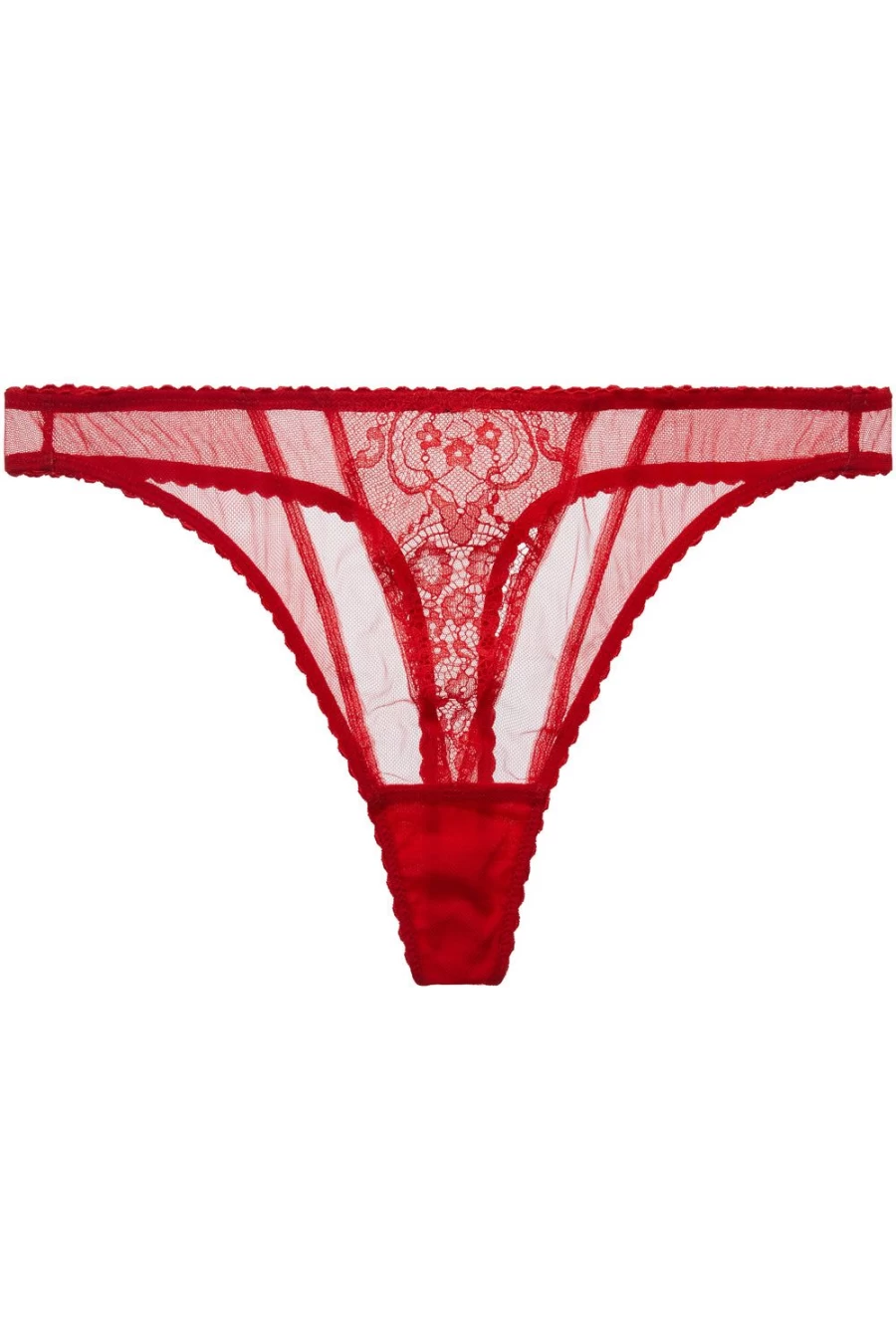 Dita Von Teese Muse Thong in Vermilion - Burlesque Lingerie & Loungewear
