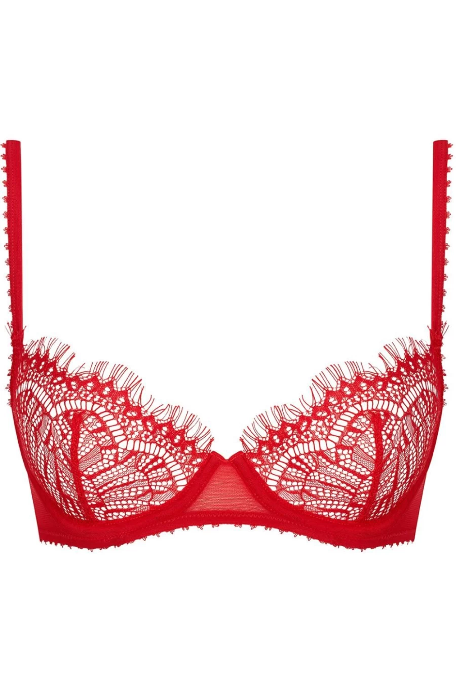 Maison Close Accroche Coeur Red Wire Bra - Lace Underwear & Seductive Lingerie