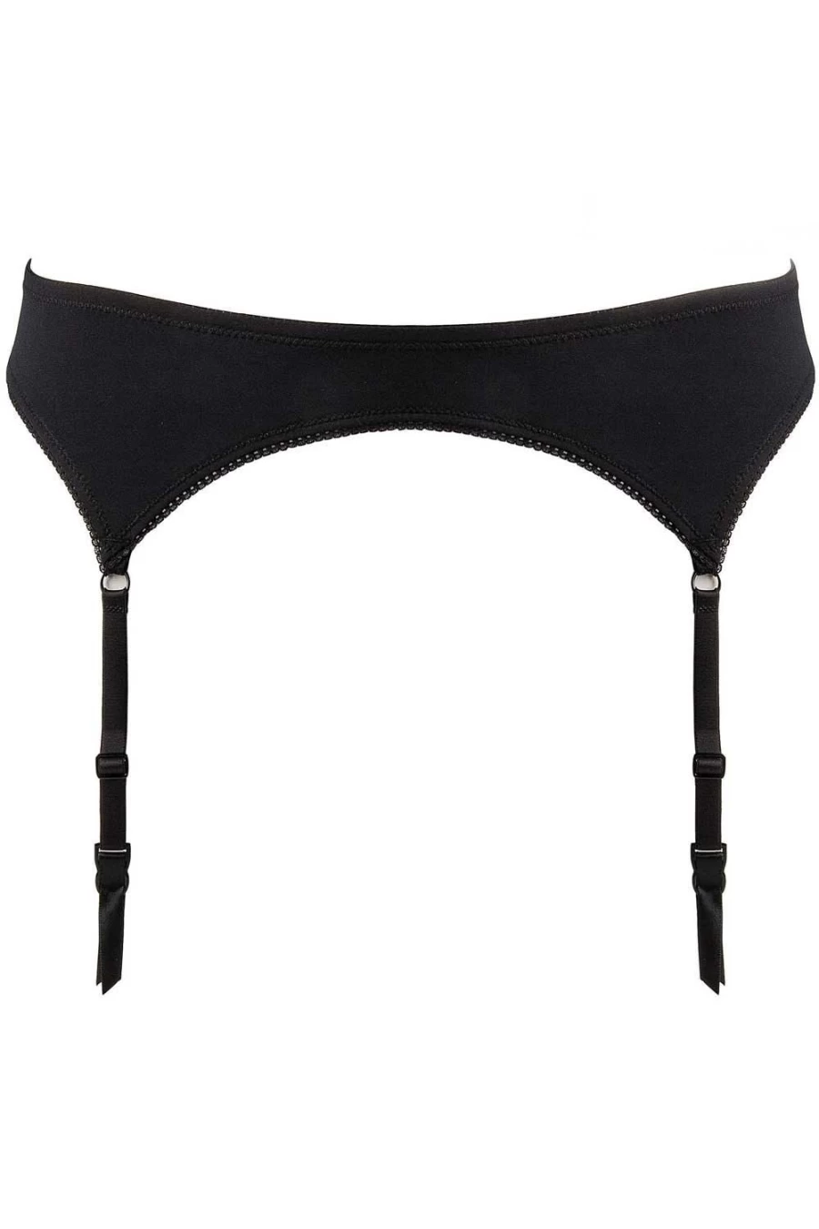 Maison Close Black Le Petit Secret Suspender Belt for Women - Elegant Lingerie Garter Belt
