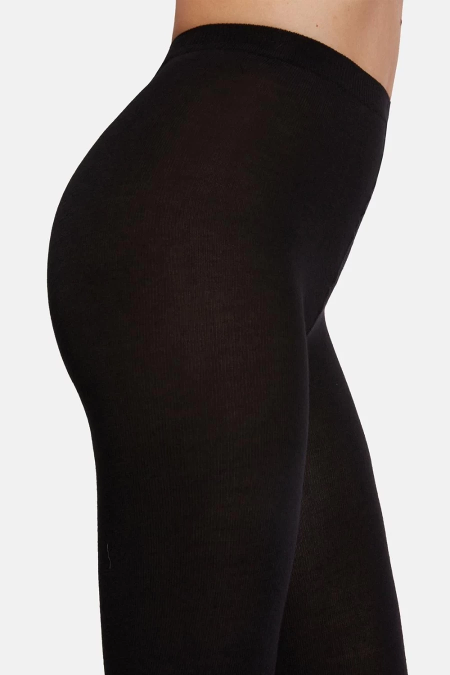 Wolford Merino Wool Tights for Women - Black Luxury Thermal Leggings