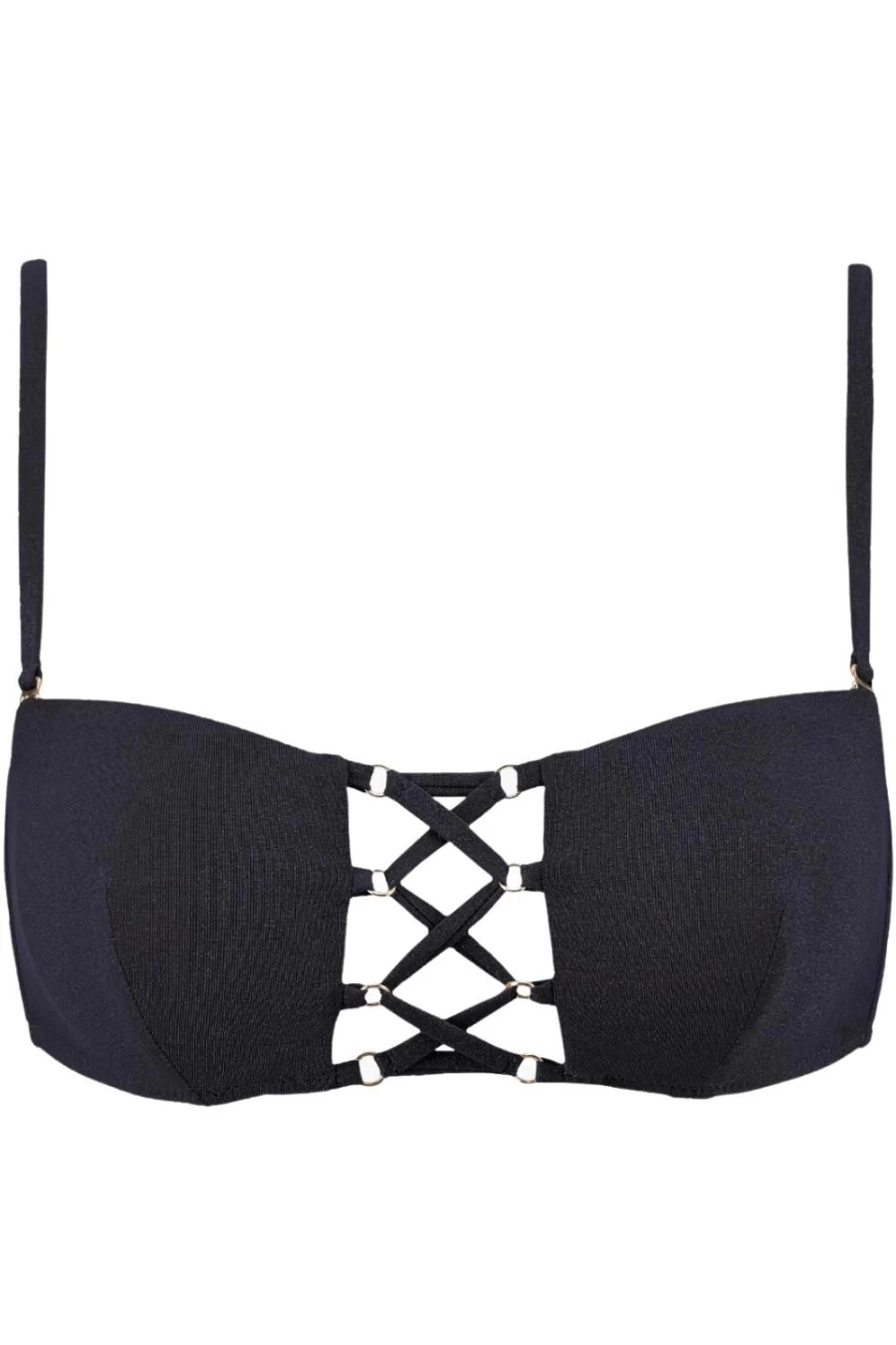Aubade Black Sand Summer Glow Bandeau Bikini Top for Women