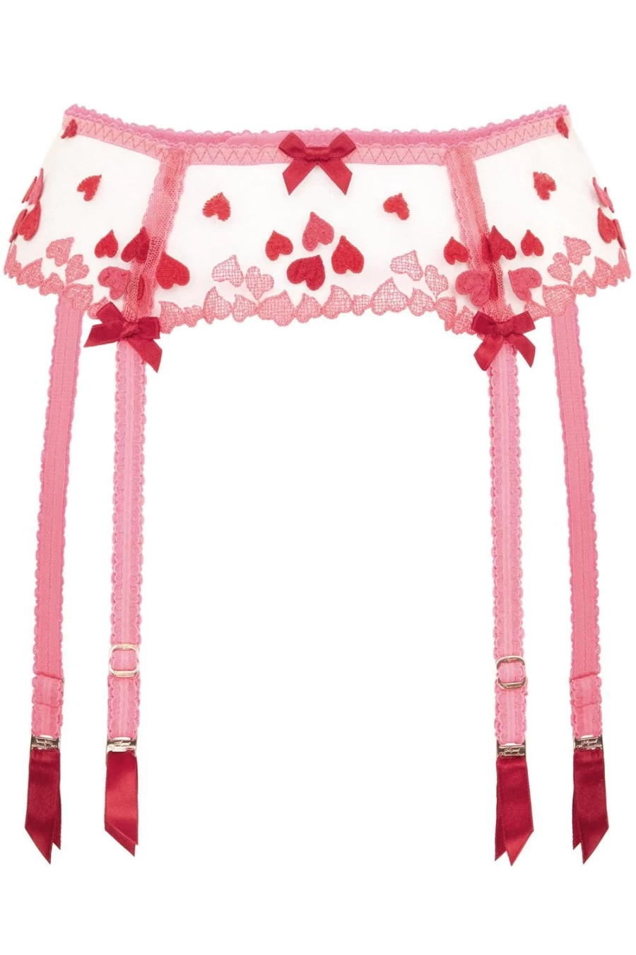 Agent Provocateur Pink Cupid Suspender - Sexy Lingerie Garter Belt for Women