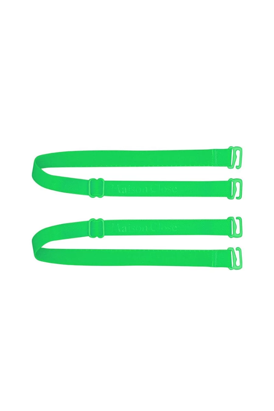 Maison Close Neon Green Signature Straps For Thong