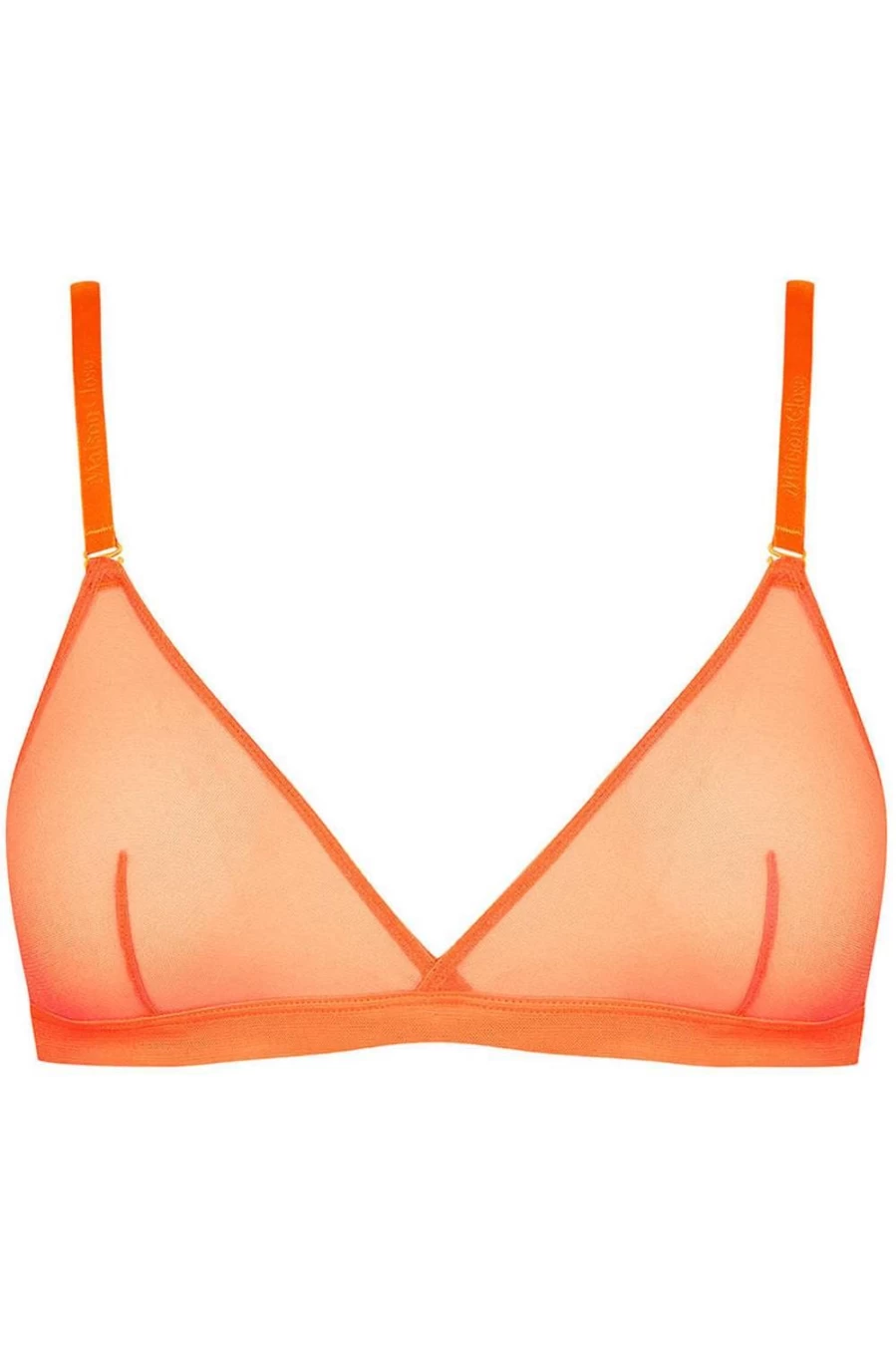 Maison Close Neon Orange Triangle Bra - Corps A Corset Lingerie