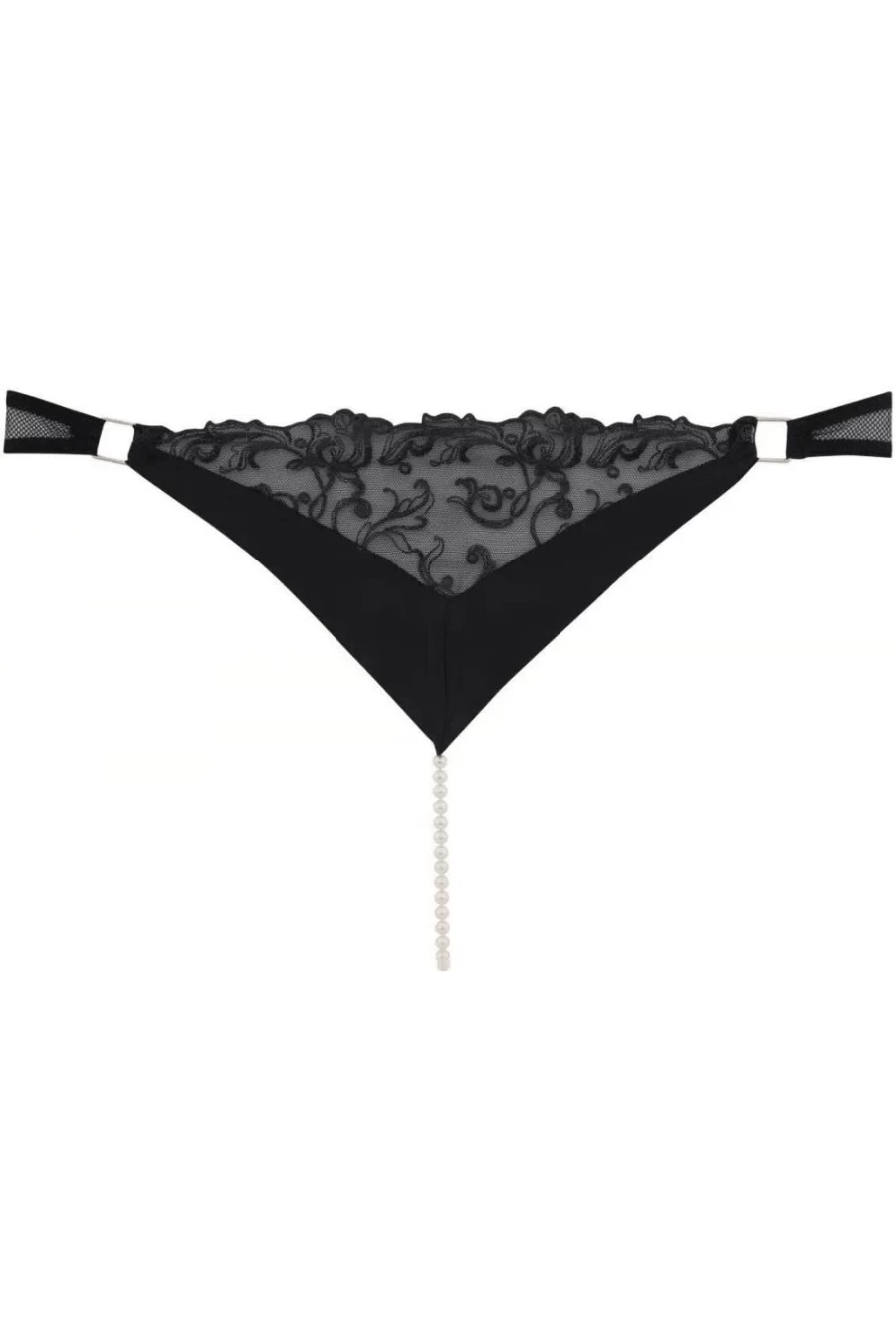 Bracli Vienna Tanga Thong - Black Lace Underwear for Women