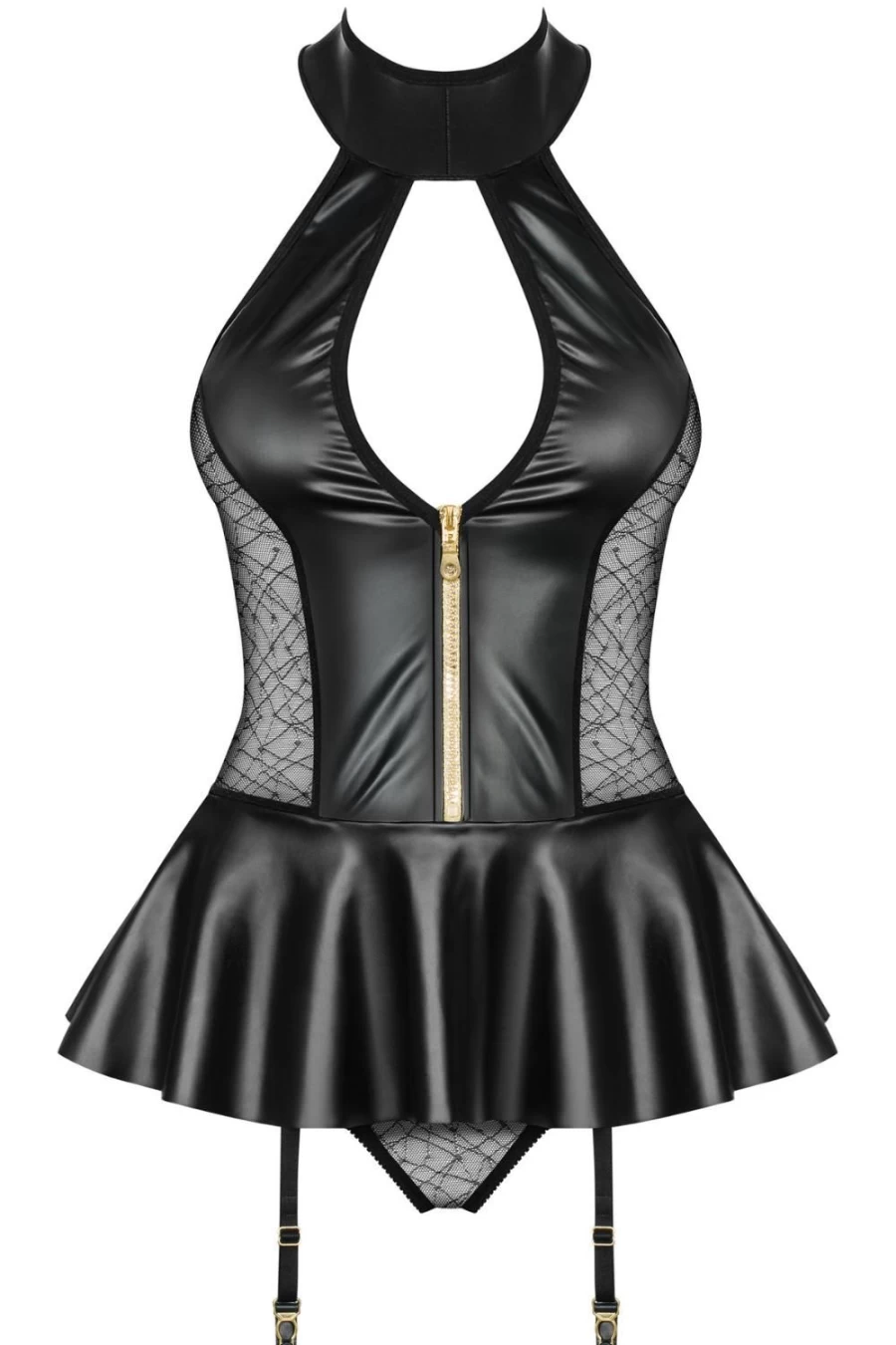 Obsessive Black Corset & Brief Set - 859 Lingerie Collection