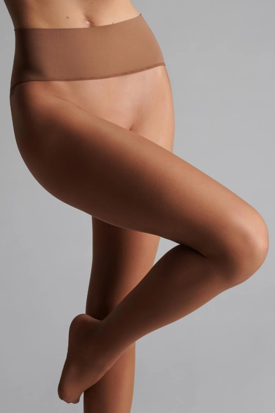Maison Close Signature Seamless 20 Denier Tights in Sun Nude - Ultra Sheer & Comfortable