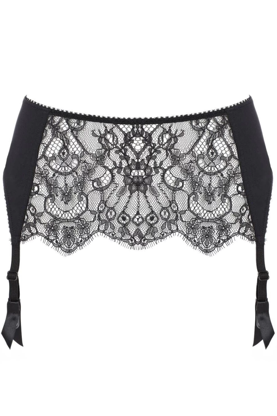 Jolidon Black French Connection Style Suspender Belt for Women