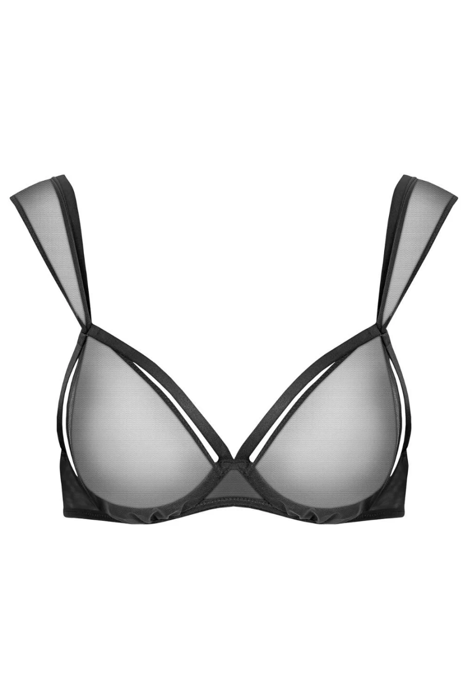 Maison Close Black L'Amoureuse Multi-Position Scarf Bra - Adjustable & Stylish Design