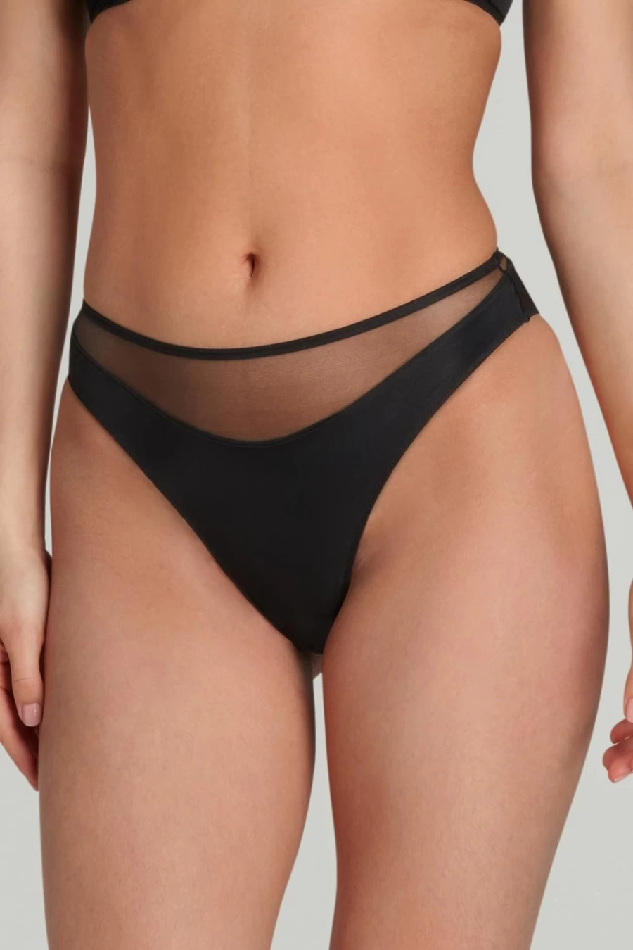 Agent Provocateur Black Lucky High Leg Brief - Sexy Lingerie for Women