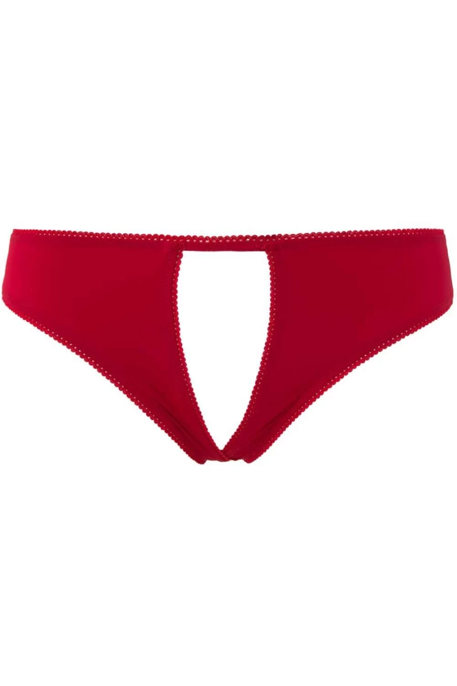 Maison Close Le Petit Secret Open Brief Lingerie in Red