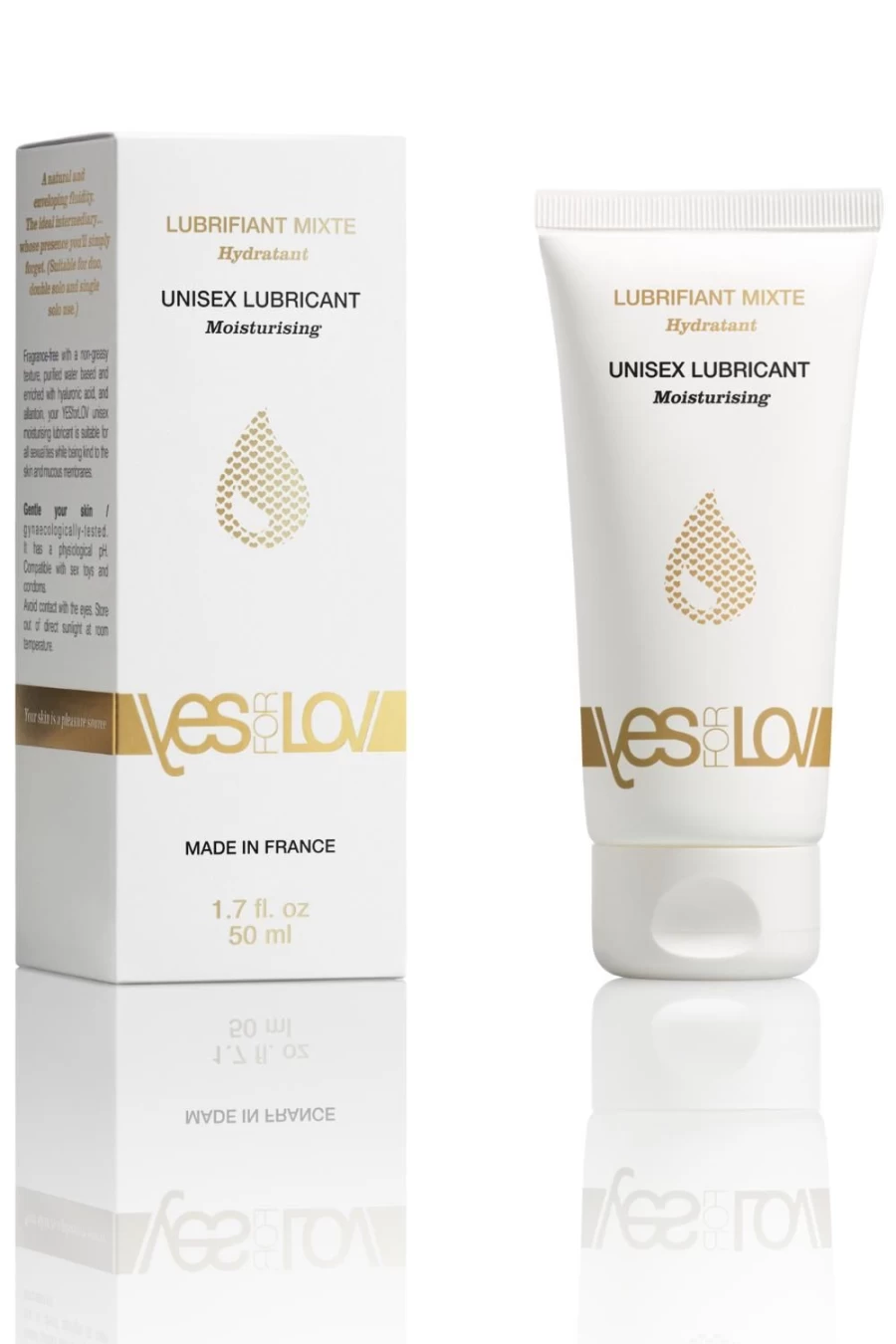 YESforLOV Intimate Moisturising Lubricant 50ml - Long-Lasting Hydration & Comfort for Enhanced Intimacy