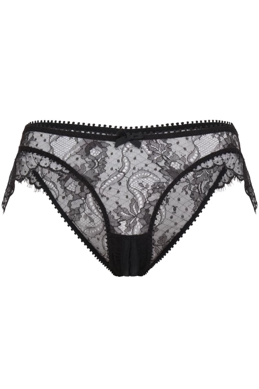 Agent Provocateur Vallentina Ouvert Black Lingerie Set - Seductive Open-Cup Design