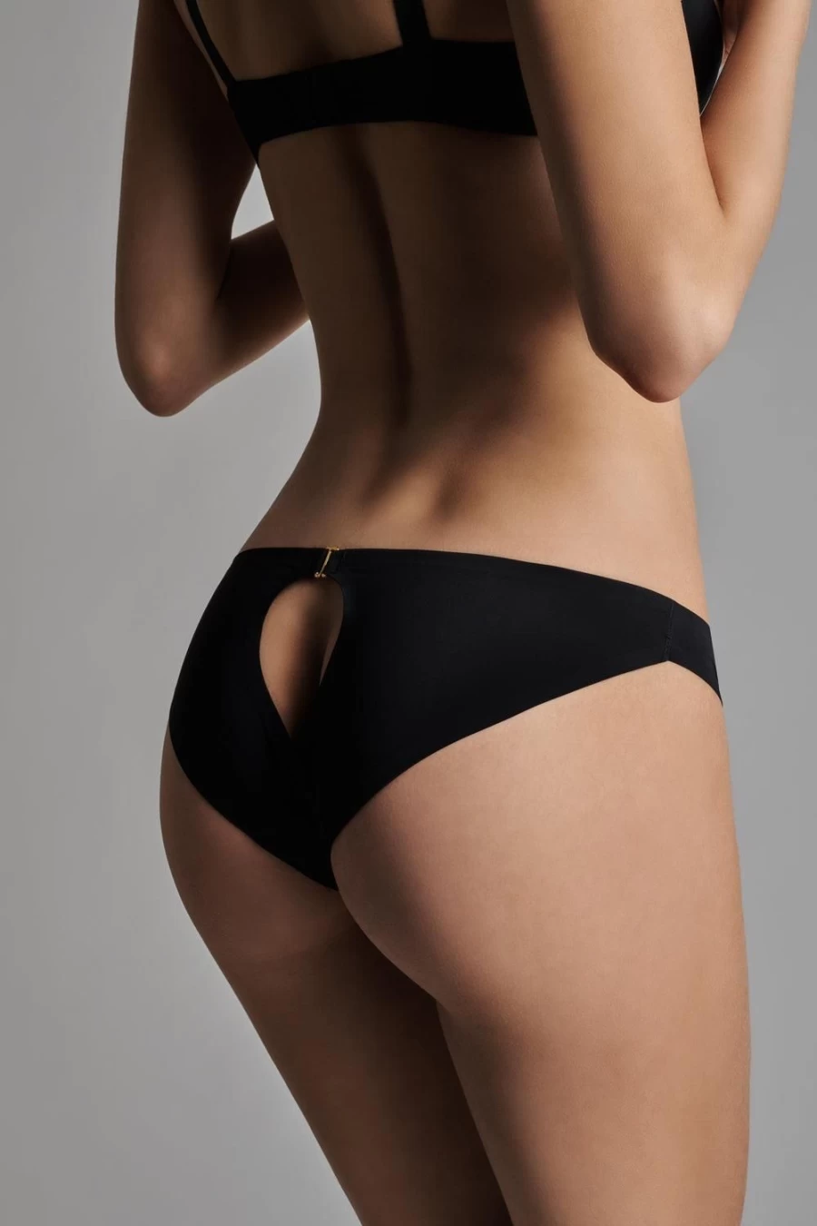 "Maison Close Black Tapage Nocturne Open Brief Lingerie"