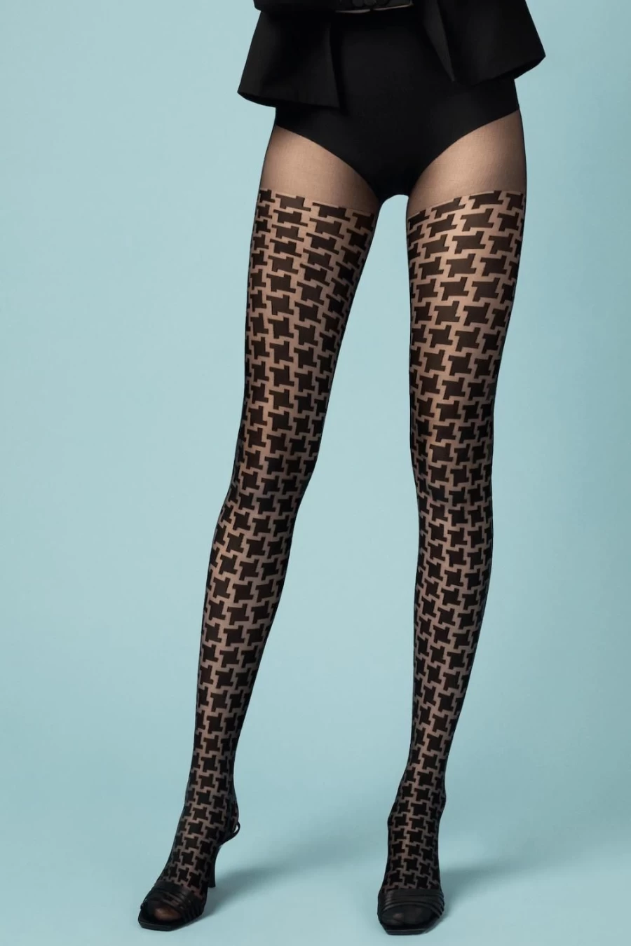 FiORE Rendez-Vous Mulinetto 20 Denier Black Tights for Women