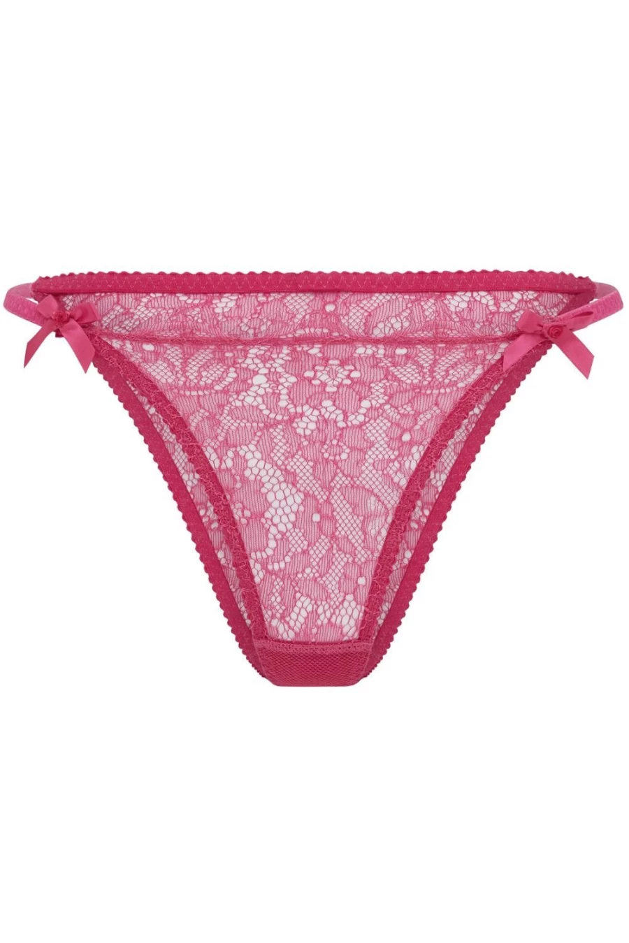 Agent Provocateur Fuchsia Lace Lorna Brief - Luxury Lingerie