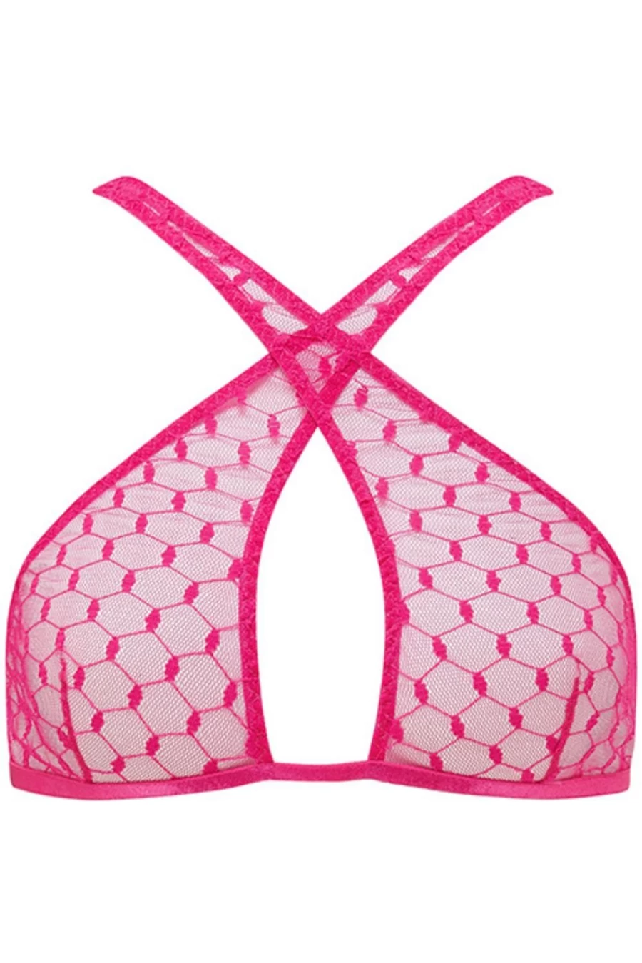 Coco de Mer Muse - Celine Soft Cup Bra in Pink | Luxury Lingerie
