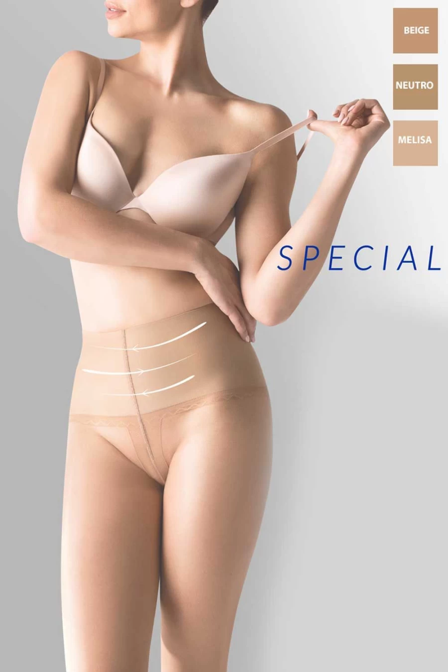Gabriella 17 Denier Special Slimmer Tights for Women - Ultra Thin Comfort & Shaping