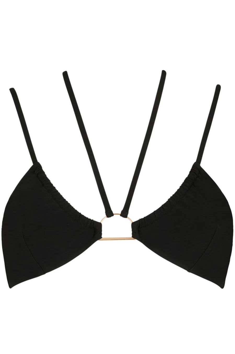 Atelier Amour Black L'Eau A La Bouche Bikini Top - Stylish Swimwear for Women
