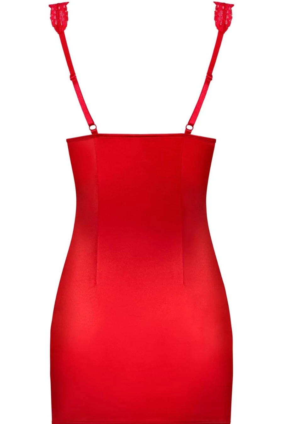 Obsessive Red Lace Chemise & Thong Set - Sensual Women's Lingerie