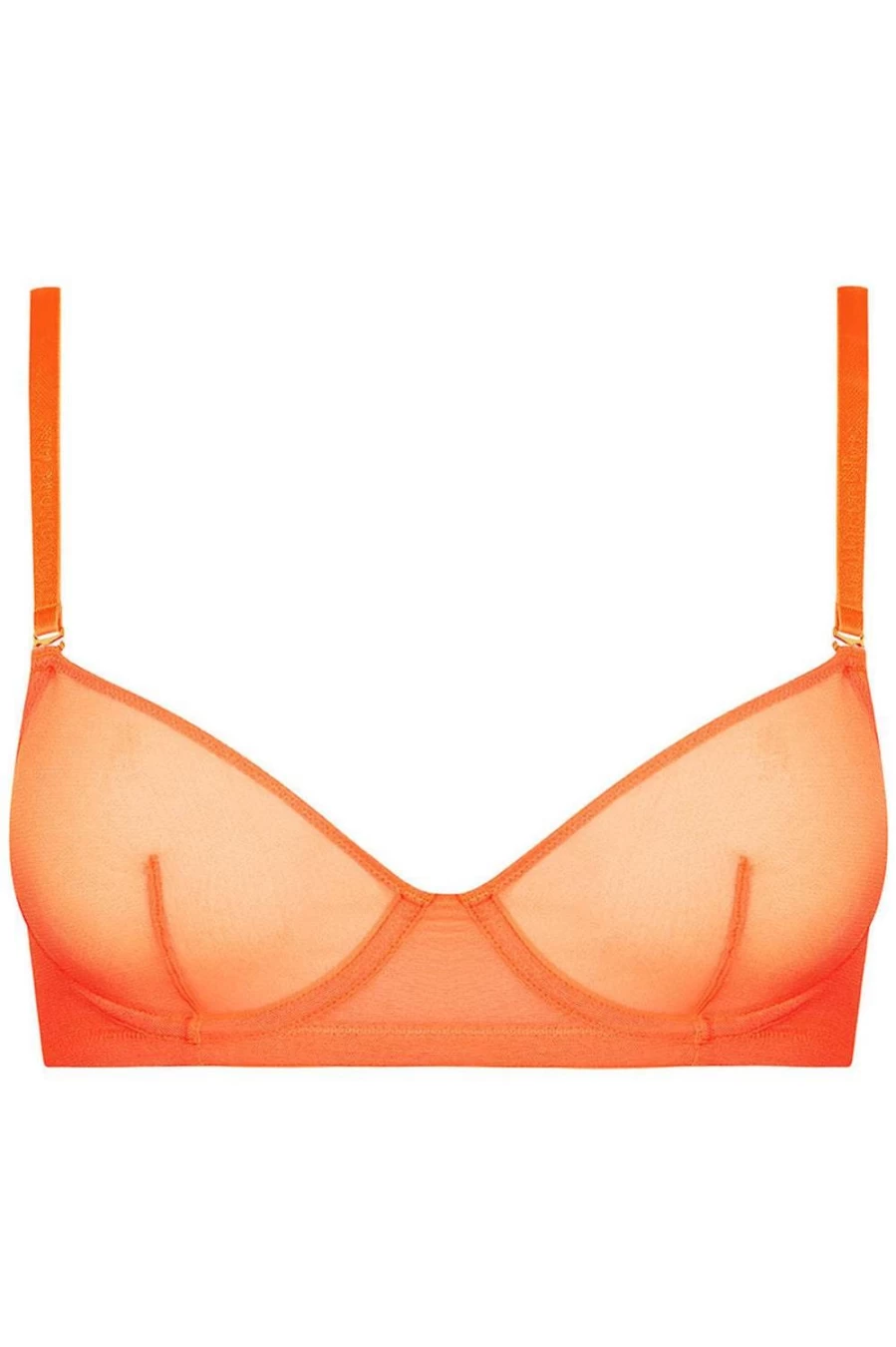 Maison Close Neon Orange Underwired Bra - Corps A Corset Lingerie