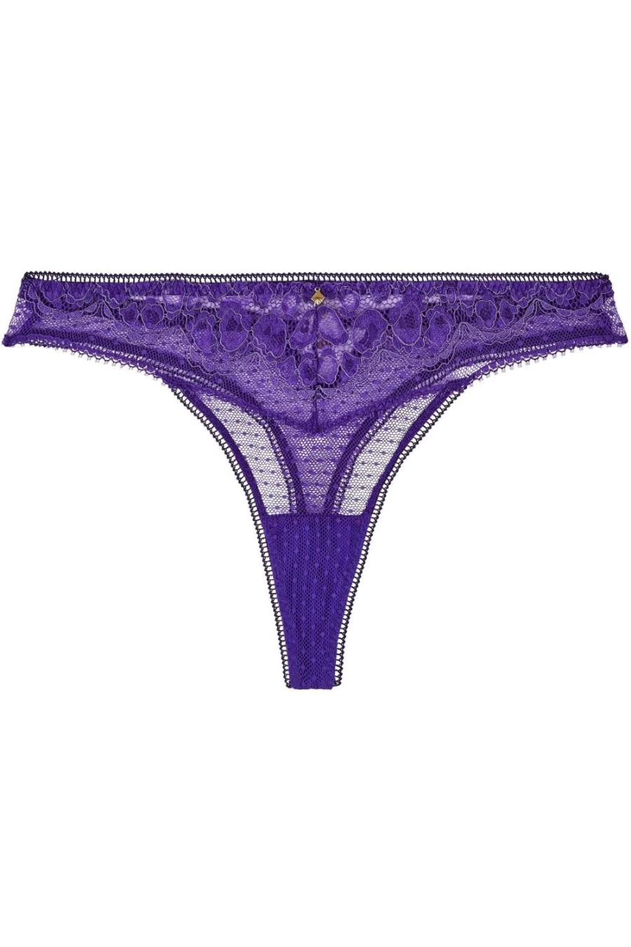 Aubade Illusion Fauve Tanga Ultraviolet Lingerie - Sensual French Design