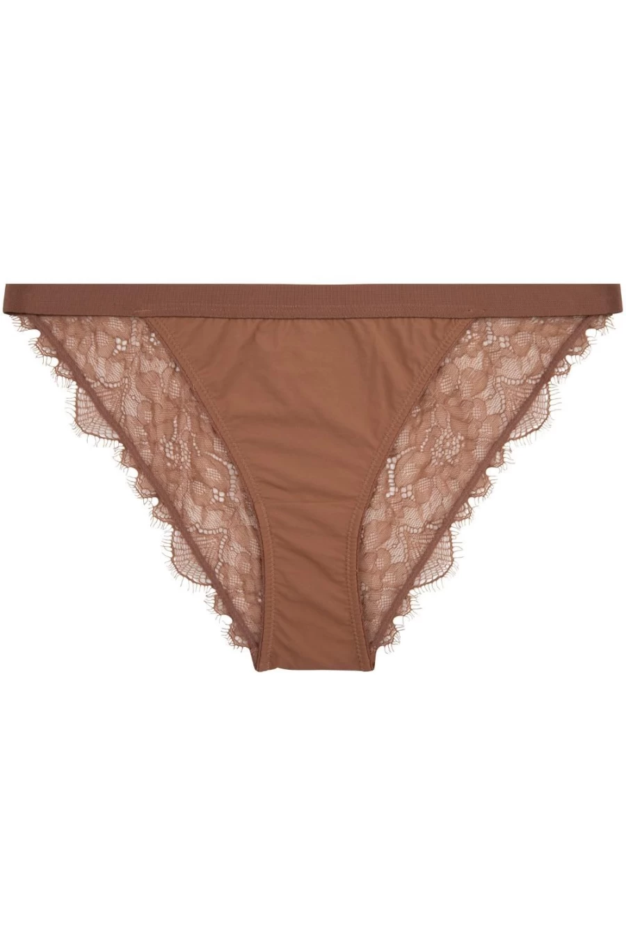 "Love Stories Medium Brown Wild Rose Brief Women's Lace Underwear"