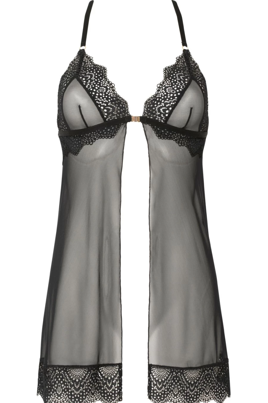 Atelier Amour Black Nommee Desir Babydoll Lingerie for Women