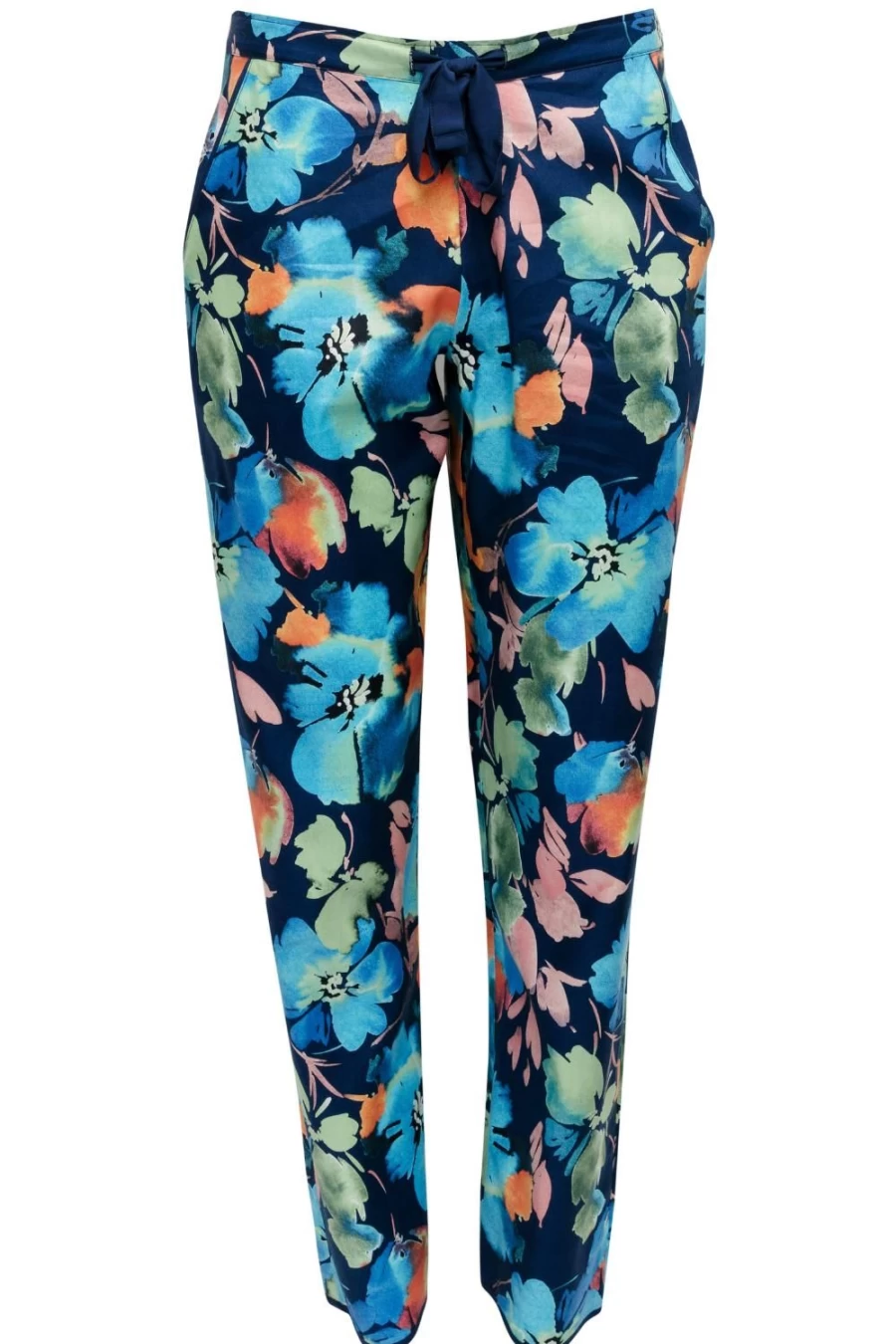 Cyberjammies Dark Blue Mix Floral Print Pyjama Pants - Bea Sleepwear Collection